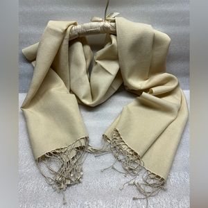Cream color lady’s wrap